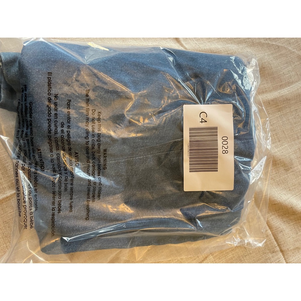 Bushwacker Blue Denim Jean Skirt Elastic Waist Size 10 - Picture 5 of 5